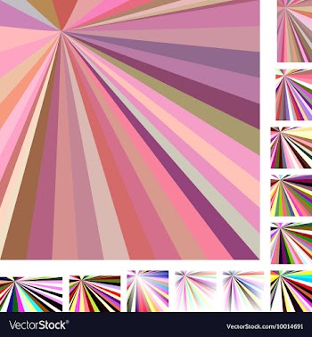 Spiral Background Design Set vector image