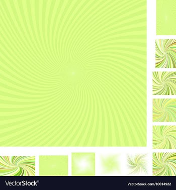 Spiral Background Design Set vector image