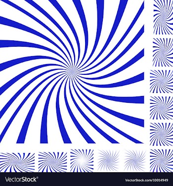 Spiral Background Design Set vector image