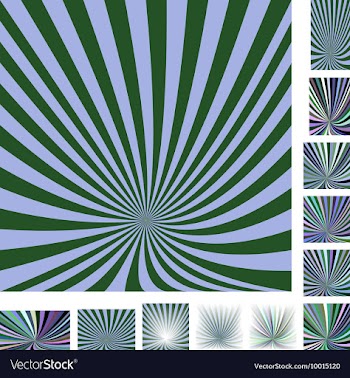 Spiral Background Design Set vector image