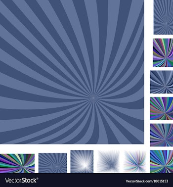 Spiral Background Design Set vector image