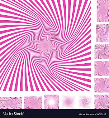 Spiral Background Design Set vector image