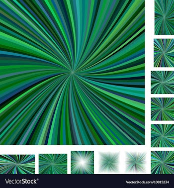 Spiral Background Design Set vector image
