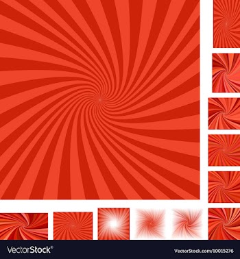 Spiral Background Design Set vector image