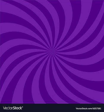Spiral background from dark purple curved rays vector image