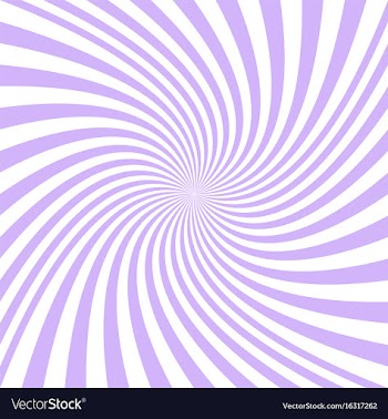 Spiral background from purple and white rays vector image