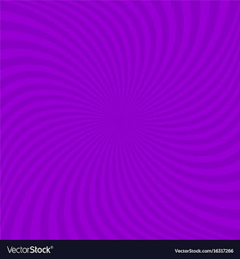 Spiral background from purple curved rays vector image