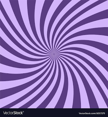 Spiral background from purple curved rays vector image