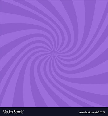 Spiral background from purple curved rays vector image