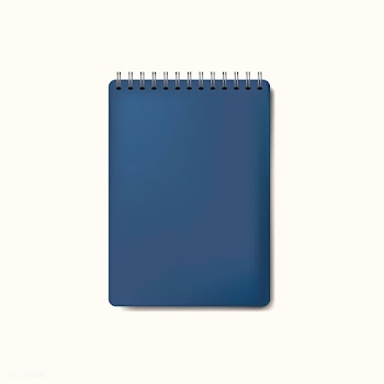 Spiral blue notebook mockup isolated vector | Free stock vector - 518991