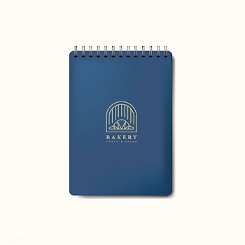 Spiral blue notebook mockup isolated vector | Free stock vector - 519045