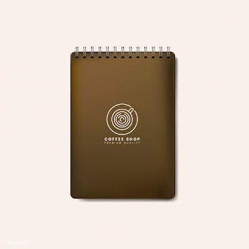 Spiral brown notebook mockup isolated vector | Free stock vector - 519048