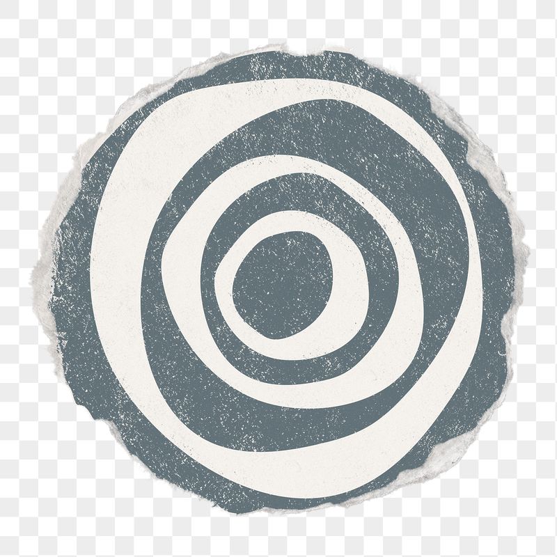 Spiral circle png sticker, torn | Free PNG - rawpixel