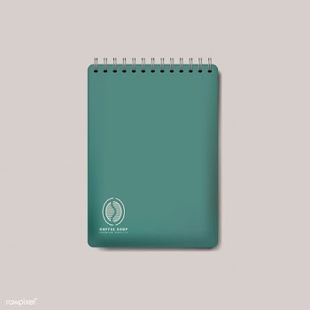 Spiral green notebook mockup isolated vector | Free stock vector - 519104