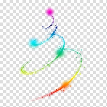 Spiral multicolored , Light , Colorful spiral band of light transparent background PNG clipart