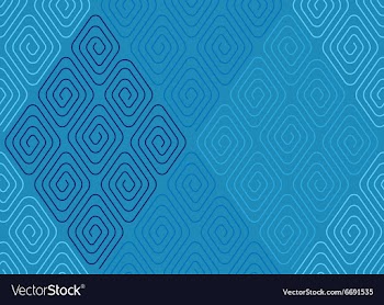  					Spiral pattern blue vector image														