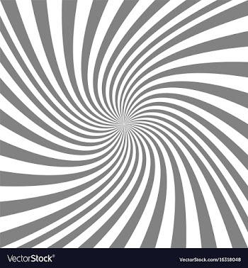 Spiral ray background - graphic vector image