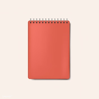 Spiral red notebook mockup isolated vector | Free stock vector - 518952