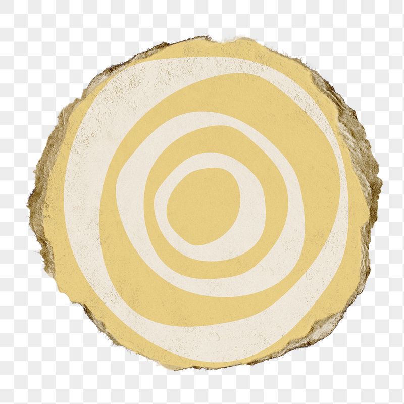 Spiral yellow png circle sticker, | Free PNG - rawpixel