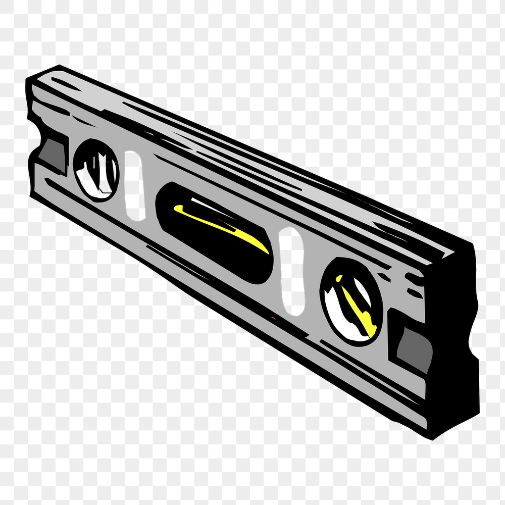 Spirit level png sticker, carpentry | Free PNG - rawpixel