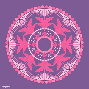 Spiritual Hindu mandala | Free stock vector - 563218