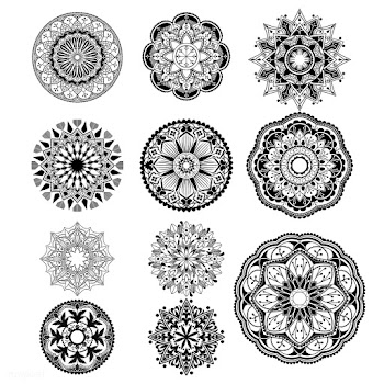 Spiritual mandala pattern | Free stock vector - 563172