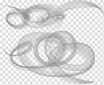 Spiro lines , brown illustration transparent background PNG clipart