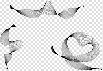 Spiro, three D lines borders transparent background PNG clipart