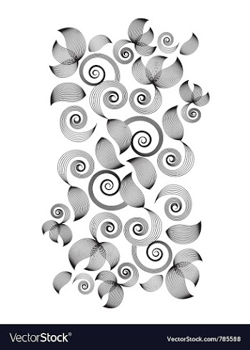 Spirograph pattern vector image