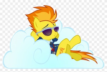 Spitfire On A Cloud By Nikkikitty44 - Cartoon