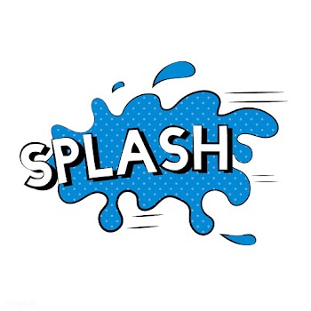 Splash bang blue | Free stock vector - 77415