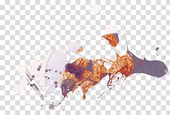 Splash brushes s, white, brown, and beige abstract artwork transparent background PNG clipart