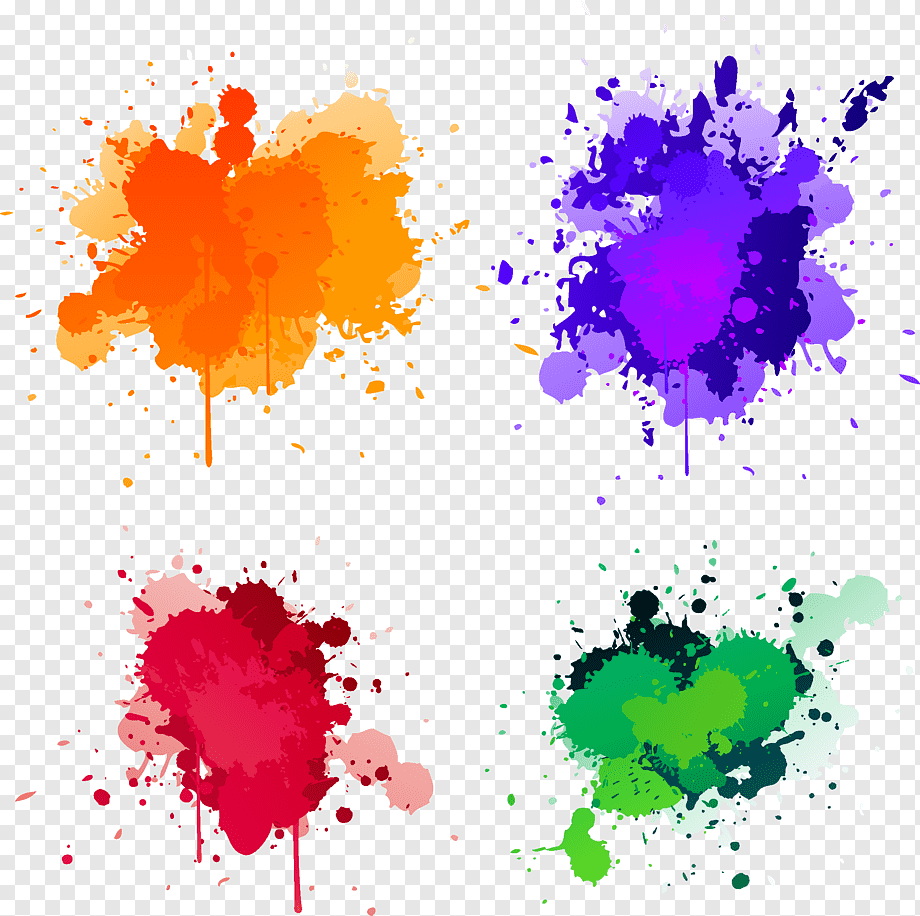 Splash Paint Illustration, Paint splash, multicolored abstract painting, watercolor Painting, texture, ink png