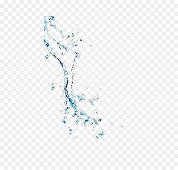 Splashing water flow 