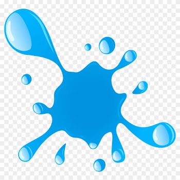 Splat Clip Art - Blue Slime Transparent Pictire