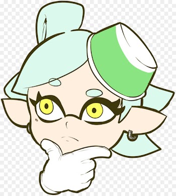 Splatoon 2 Emoji Video game 4chan - thinking woman 