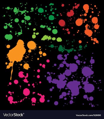 Splats Preview vector image