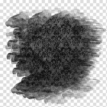 Splatter Pattern S, black smoke illustration transparent background PNG clipart