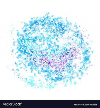 Splinter spray spot background vector image