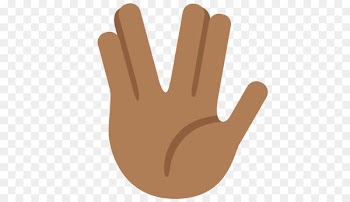 Spock Vulcan salute Emoji Star Trek - Emoji 