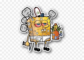 Spong Glob Sticker - Stickers Weed