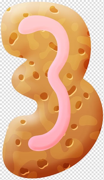 Sponge cake Biscuit Numerical digit , biscuit transparent background PNG clipart