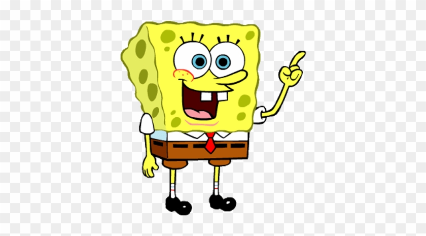 Spongebob Finger Up Transparent Png - Spongebob Transparent Background