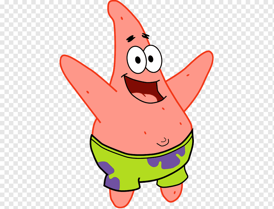 SpongeBob Patrick, Patrick Star SpongeBob SquarePants Sandy Cheeks Starfish, Patrick's day, animals, fictional Character, star png