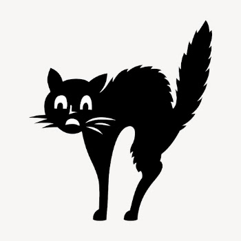 Spooked cat clipart, animal drawing | Free Vector - rawpixel