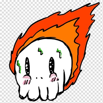 Spooky skull transparent background PNG clipart