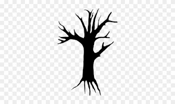Spooky Tree Clipart - Creepy Tree Clipart