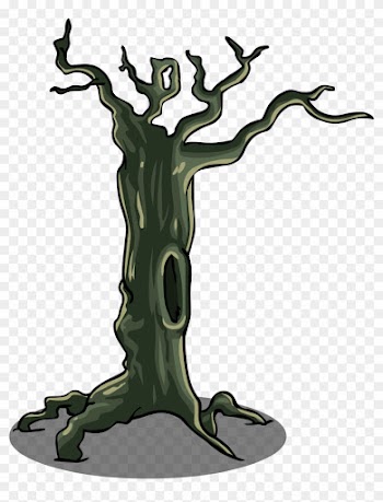 Spooky Tree Sprite 002 - Spooky Tree Clipart Png