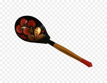 Spoon Portable Network Graphics Percussion Khokhloma Souvenir - spoon 