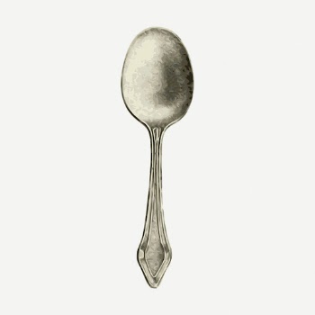 Spoon vintage clipart, cutlery illustration | Free PSD - rawpixel